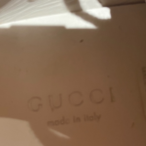 GUCCI ACE CANVAS LEATHER SNEAKERS - Picture 9 of 12